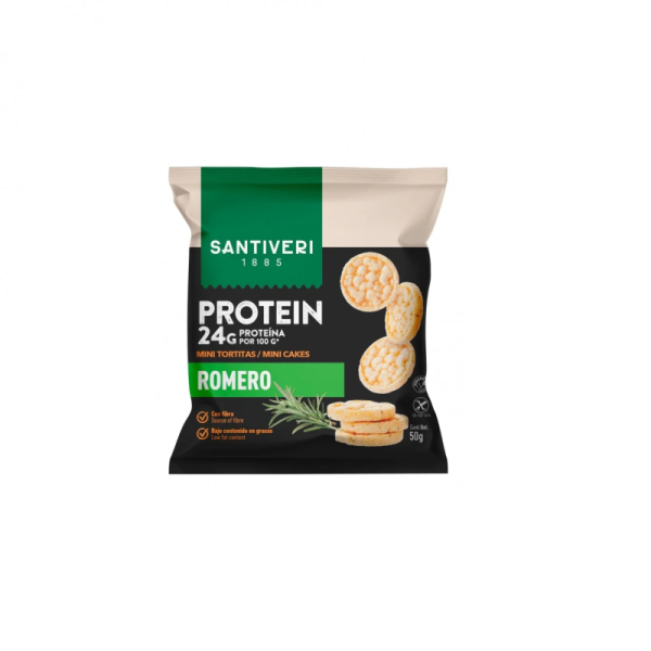 Santiveri G/F Protein Rosemary Cakes 50g