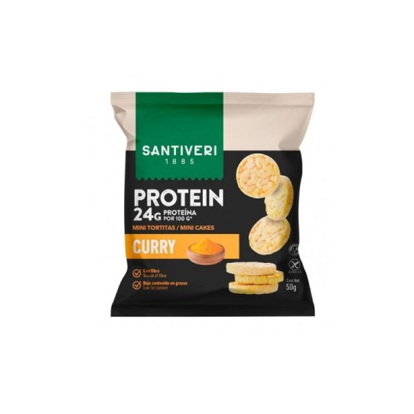 Santiveri G/F Protein Curry Cakes 50g