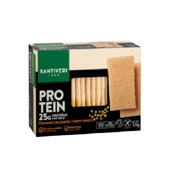 Santiveri G/F Protein Toast 115g