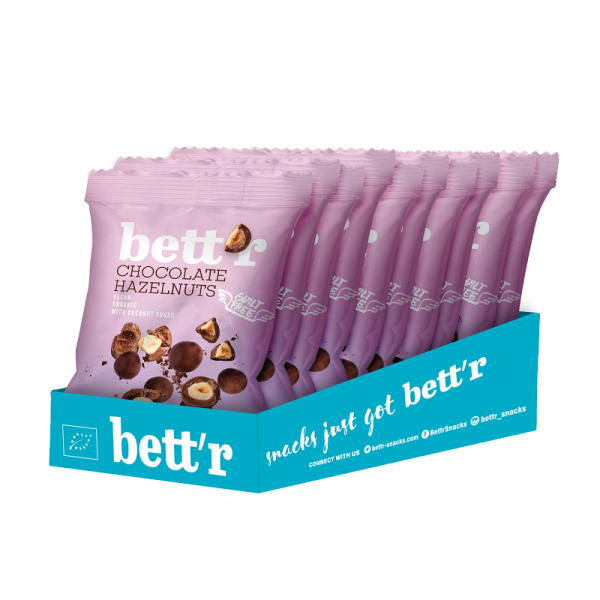 Bettr Bio Coated Chocolate Hazelnut 40g