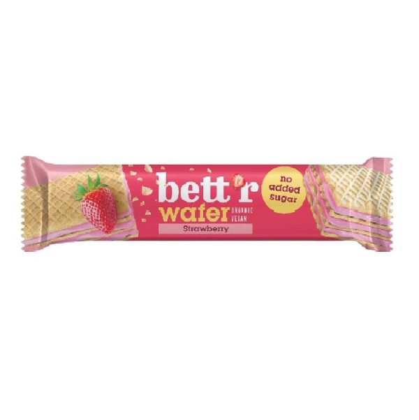 Bettr Bio Strawberry Wafer No Sugar 30g