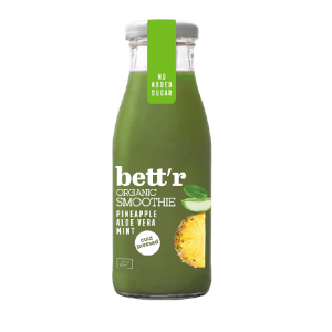 Bettr Bio Smoothie Pineapple,Aloe,Mint 250ml