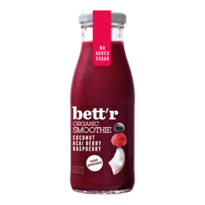 Bettr Bio Smoothie Raspberry,Acai, Coco 250ml