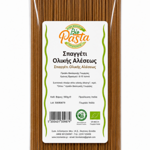 Biovlastos Bio Spaghetti Whole Wheat 500g